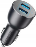 Anker PowerDrive III autós 2xUSB-A csatlakozással 36W - fekete