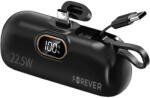 Forever MTB-100 mini powerbank 22, 5W 5000mAh USB-C - fekete