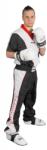 Top Ten T-Shirt, V-Neck for kickboxing , œKickboxing, - black-white, size XL (1628-9190)