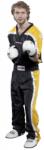 Top Ten Tricou Kickboxing Mesh , Top Ten, Negru-Galben, XL (1625-2190)