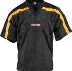 Top Ten Tricou, V-Neck pentru kickboxing , œMesh, - negru-auriu, marime XXL (1625-92200-WAKO)