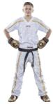 Top Ten Tricou Kickboxing Mesh , Top Ten, Alb-Auriu, L (1625-10180)