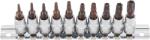 CONDOR Set biti Torx TX-Star T8 - T45, 10 piese, Condor 24003 (CR-24003) Set capete bit, chei tubulare