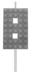 Javoli Építőkocka 8-as Grey Blocks tortagyertya, számgyertya (MLG132793B)