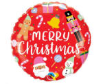 Javoli Merry Christmas Díszek, Karácsonyi fólia lufi 46 cm (MLG279024)