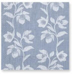 Javoli Virágos Turquoise Flowers szalvéta 20 db-os 33x33 cm (PNN92908)
