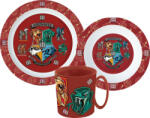 Javoli Harry Potter School Shields étkészlet, micro műanyag szett bögrével 350 ml (STF22247)