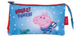 Javoli Peppa malac Rocket 3 rekeszes tolltartó 21 cm (ADX15307PP)