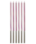 Javoli Rózsaszín Candy Pink tortagyertya, gyertya szett 6 db-os (MLG171334)