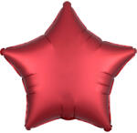 Javoli Silk Dark Red csillag fólia lufi 48 cm (DPA9914136)