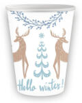 Javoli Karácsonyi Hello Winter papír pohár 6 db-os 250 ml (MLG168938)