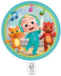 Javoli CoComelon Music papírtányér 8 db-os 23 cm FSC (PNN93454)