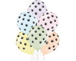 Javoli Mancs Paws léggömb, lufi 6 db-os 12 inch (30cm) (MLG067453)