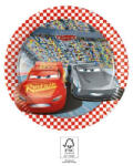 Javoli Disney Verdák Arena Race papírtányér 8 db-os 20 cm FSC (PNN93489)