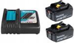 Makita Akkumulátor Készlet 3Ah 2DB DC18RC Töltő (BL1830B x2 DC18RC)