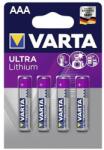 VARTA Elem mikro VARTA Ultra Líthium AAA 4-es (6103301404) - forpami