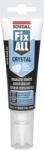 Soudal Fix All Crystal Tömítő Ragasztó 125ml Hibrid Polimer