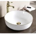 Inter Ceramic 41,5 cm white/gold (875 Golden Edge)