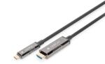 ASSMANN AK-330150-200-S video átalakító kábel 20 M USB C-típus HDMI Fekete (AK-330150-200-S)