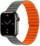  Rever Apple Watch rotabil magnetic silicon curea 41/40/38mm S/M gri/portocaliu