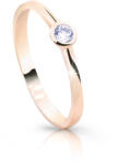 Cutie Jewellery Z8006-10-X-4 Gyengéd csillogó rózsaszín arany gyűrű 48 mm