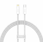 Baseus Cablu Date si Incarcare Baseus USB-C - Lightning Dynamic Fast Charging 20W 2m Alb