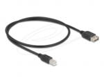 Delock EASY USB 2.0 Type-B - Type-A átalakító kábel 0.5m fekete (81529)