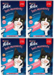 FELIX Deli Moments Snackuri cremoase pentru pisici cu somon 4x(4x10g)