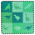Medito Dinó mintás szivacs szőnyeg puzzle - 9 db-os (KR2256) (KR2256)
