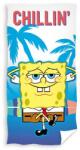 Carbotex SpongyaBob törölköző 70x140 cm (SBOB224002-R) (SBOB224002-R)