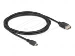 Delock EASY USB 2.0 Mini - Type-A átalakító kábel 2m fekete (81525) (81525)