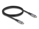 Delock USB-C PD 3.1 240 W kábel 1m fekete-szürke (81191)