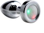 Passion Labs Dop Anal Metalic Small Led Light, Argintiu, 7.2 cm, Passion Labs