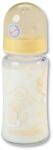 Baby-Nova Стъклено шише Baby Nova - 230 ml, жълто (44240) - ozone