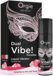 Orgie Dual Vibe - unisex folyékony vibrátor - Eper - Gin Tonic (15ml) - szexaruhaz