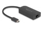 Delock USB-C 2.5 Gigabit LAN adapter fekete (66046) (66046)