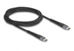 Delock USB 2.0 Type-C kábel 2m fekete (81125) (81125)