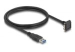 Delock USB 5 Gbps Micro - Type-A kábel 1m fekete (81030) (81030)