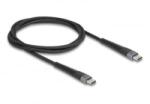 Delock USB 2.0 Type-C kábel 1m fekete (81124)