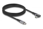 Delock USB 20 Gbps Type-C kábel PD3.1 240W 2m fekete (81132)