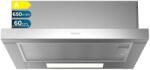 Cecotec Hota telescopica Cecotec 60 cm Bolero Flux TLM 606500 Inox A. Motor 165W, Aspiratie 650m3/h, Control mecanic, 2 niveluri de putere, filtru de lumina si carbon, finisaj inox (02862) Hota