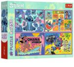 Trefl Disney - Csodálatos Stitch 4x250 db-os (13311)