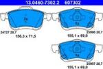 ATE set placute frana, frana disc ATE 13046073022 (13046073022)