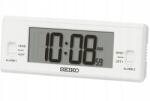 Seiko Fehér Ébresztőóra Seiko QHL093W Hőmérő Higrométer 2 Riasztás Háttérvilágítás (QHL093W)