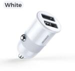 JOYROOM C-A06 3.1A 2xUSB Autós Töltőfej + Micro USB 1M Adatkábel White 6941237128492 (6941237128492)
