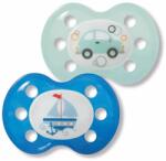 Baby-Nova Suzete din silicon Baby Nova - Mașină și barcă, mărimea 2, 2 bucăți (28240)