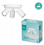 Philips Mennyezeti lámpa Reflektor lámpatest 3x GU10 IP44 fehér Kosipo Philips - allegro - 22 775 Ft