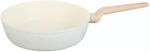 Voltz Tigaie adanca Voltz Nice OV54419E28D, 28x6.8 cm, Acoperire marmura, Inductie, Cream melange (OV54419E28D)