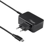 Akyga AK-ND-81 5-20V / 3-3.25A 65W USB-C Power Delivery 3.0 GaN cable 1, 8m Black (AK-ND-81)
