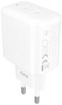 AVAX CH602W SPEEDY+ 45W GaN 2x USB-C PD3.0 fehér gyors töltő adapter (AVAX CH602W) - pcx